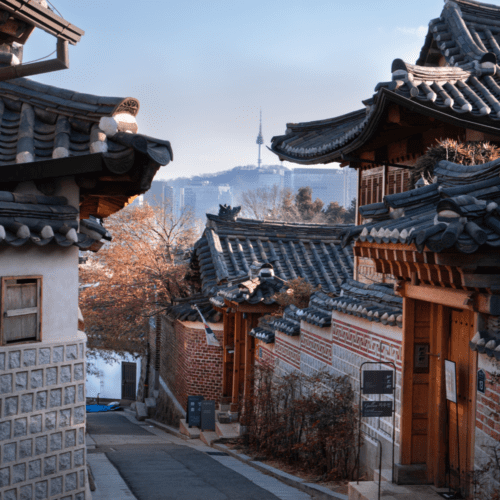Bukchon Hanok Village (북촌한옥마을) Free Things to Do in Seoul South Korea.