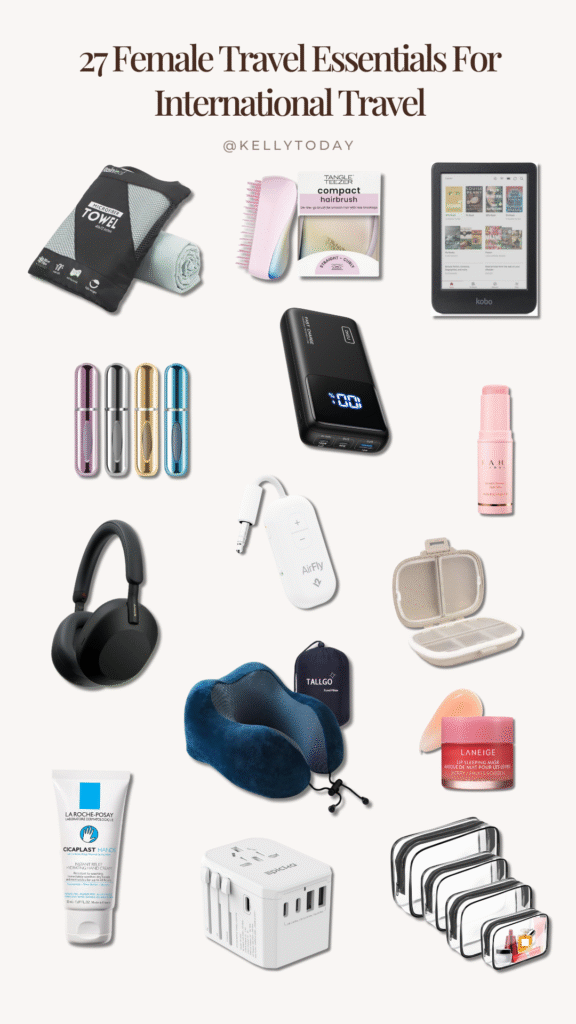 Ultimate Female Travel Essentials Guide for Carry-On Packing on International Trips