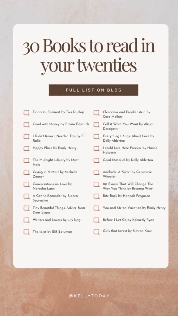best books to read in your 20s